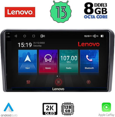 Lenovo Car-Audiosystem für Nissan Navara 2006-2011 mit Klima (Bluetooth/USB/AUX/WiFi/GPS/Apple-Carplay/Android-Auto) mit Touchscreen 9"