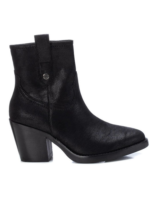 Refresh Damen Cowboy-Stiefeletten Schwarz