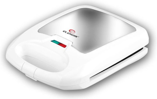 Elekom Τοστιέρα για 2 Τοστ 1200W Λευκή