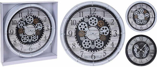 JK Home Decoration Ρολόι Τοίχου Λευκό JK Home Decoration Ρολόι Τοίχου Λευκό