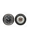 Atmosphera Wall Clock Plastic Black Ø23cm