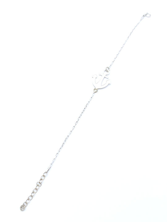 PS Silver Bracelet Chain with design Anchor made of Silver