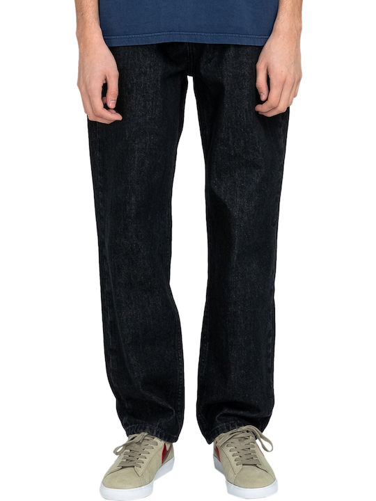 Element Pantaloni de Bărbați din Jean în Croială Relaxată WAA/WASHED BLACK