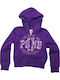 Kids Cardigan Purple