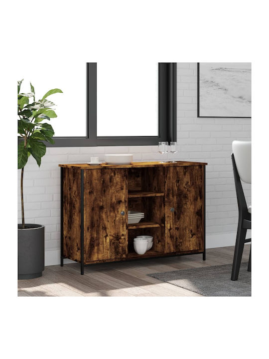 Sideboard Wooden Καπνιστή Δρυς 100x35x70cm