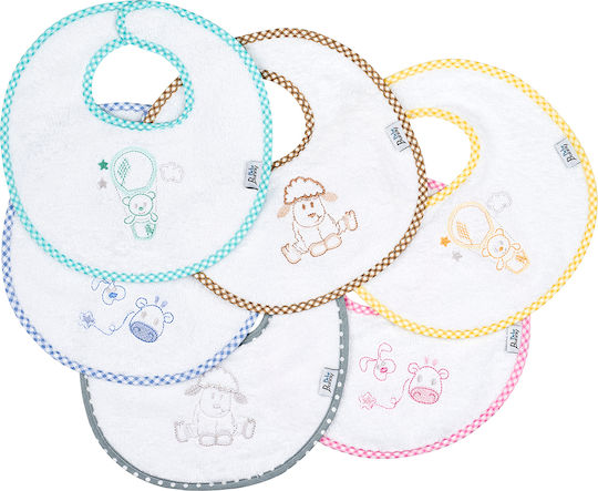 Bunny Bebe Lätzchen Stoff green, yellow 6Stück