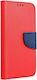 Techwave Wallet Piele Roșu (Galaxy A03)
