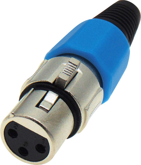 Ultimax Plug XLR female Blue (01.095.0021)
