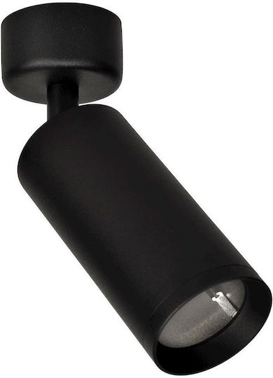 Eko Light Einzel Spot mit Fassung GU10 in Schwarz Farbe