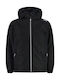 Waterproof Kids' Casual Jacket with Hood Black