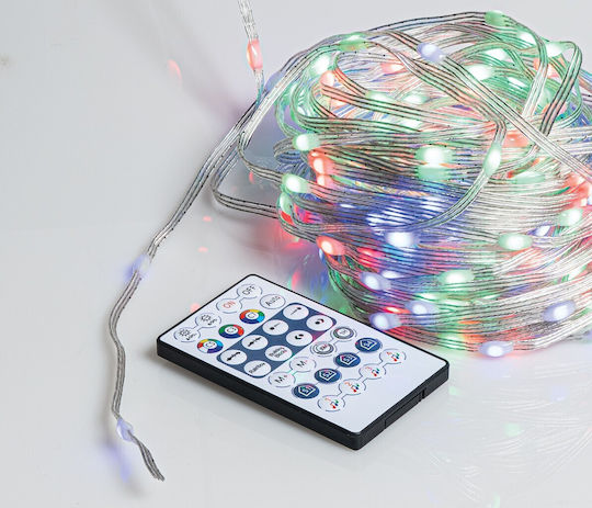 Μετασχηματιστή 200 Smart Λαμπάκια LED 20μ. RGB σε Σειρά