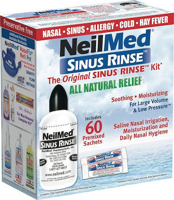 NeilMed The Original Sinus Rinse Kit Sistem de spălare nazală 60buc