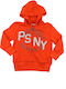 Aeropostale Kinder-Strickjacke Orange