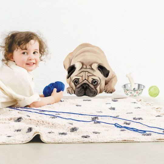 Mimi'lou Детска стикерна за стена Стена French Bulldog 35x45бр