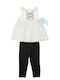 Kids' Set with Leggings Winter 2pcs White