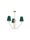 Eko Light Chandelier Lampshade 3xE27 Green MLP4907