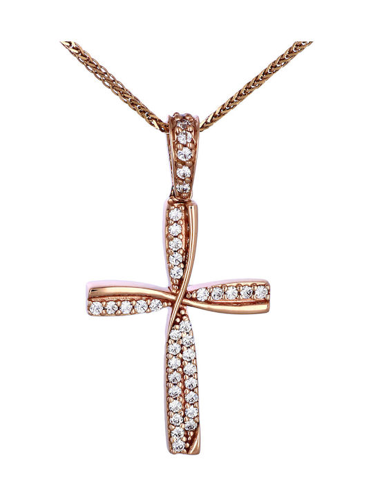 Fa Cad'oro Rose Gold Σταυρός