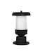 Heronia Outdoor Floor Lamp Small Post IP44 for E27 Socket Black