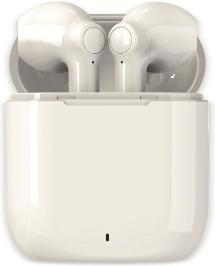 Denver TWE-39 In-Ear Bluetooth-Freisprecheinrichtung Kopfhörer mit Ladeetui Weiß