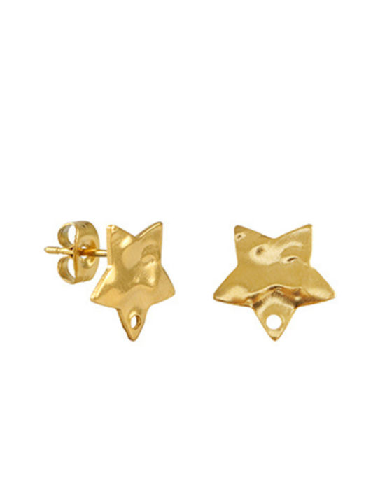 Αστέρι Earrings made of Steel Gold Plated