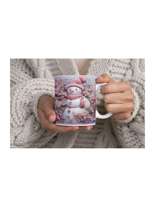 Christmas Mug Ceramic White 1pcs