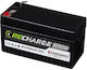 Standard Recharge UPS Battery with Capacity 1.3Ah and Voltage 12V 1pcs