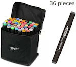 Περίβλημα 0535 Permanent Markers Black 36pcs