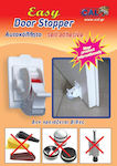 Adhesive Plastic Door Stopper Easy Brown