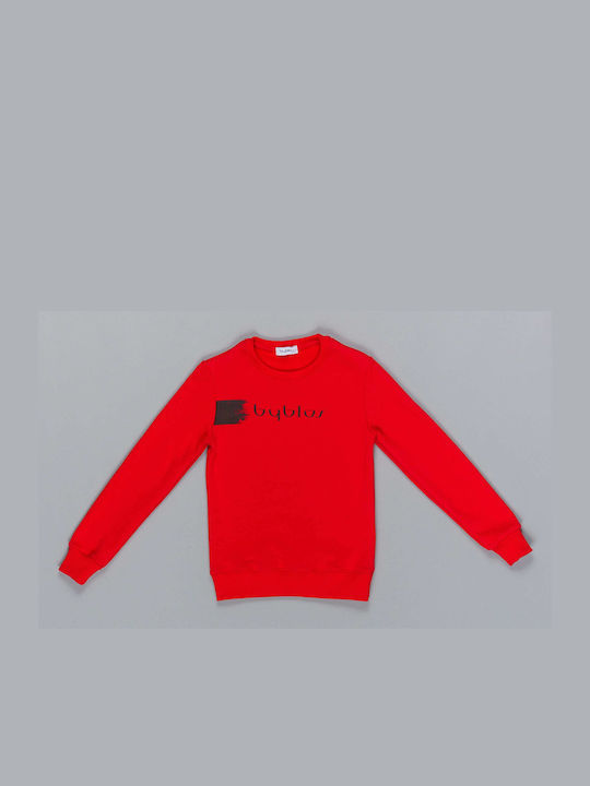 Byblos Kinder Sweatshirt Κόκκινο.