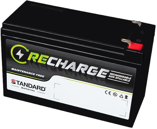 Standard Recharge Μπαταρία UPS με Χωρητικότητα 7Ah και Τάση 12V 1τμχ