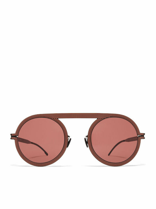 Mykita Γυαλιά Ηλίου Καφέ με Μεταλλικό Σκελετό Mykita Γυαλιά Ηλίου Καφέ με Μεταλλικό Σκελετό