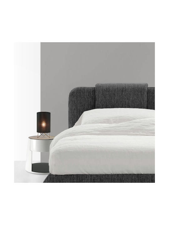 Veis Fabric Table Lamp for Socket E14 with Blac...