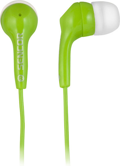 Sencor Ακουστικά Ψείρες In Ear Πράσινα