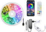 LED Strip Power Supply 12V RGB Length 5m with Remote Control SMD5050