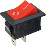 On Off 2 On-Off switch Red 1pcs