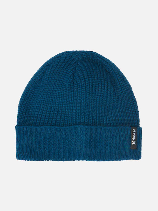 Hurley Beanie Unisex Σκούφος Πλεκτός σε Navy Μπλε χρώμα