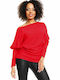 PeeKaBoo Women's Sweater Red