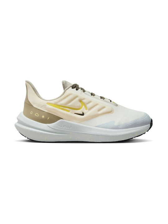 Nike Winflo 9 Sport Shoes Running Beige