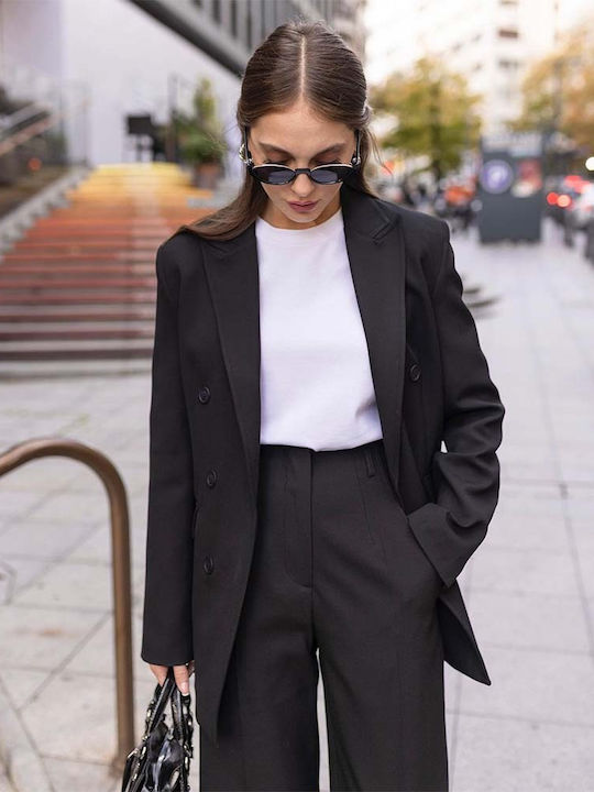 Sou Blazer pentru femei Sacou blue