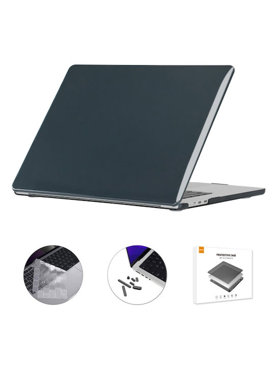 Enkay 3 In 1 Smartshell & Keyboard Film & Anti-Dust Plugs 15.3" Black Enkay 3 In 1 Smartshell & Keyboard Film & Anti-Dust Plugs 15.3" Black