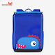 NOHOO Schulranzen Rucksack Kindergarten Blau 27 x 15 x 37cm