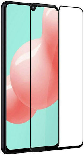 Пълно лепило Закалено стъкло за цялото лице Черен (Galaxy A41)
