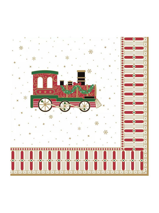 Easy-Life Set Christmas Napkins L33xW33cm 20pcs