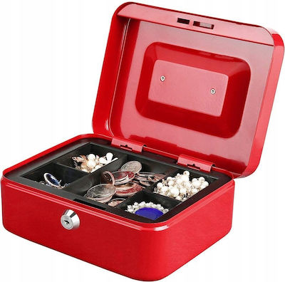 Korbi Cash Box with Lock Red 1052975119