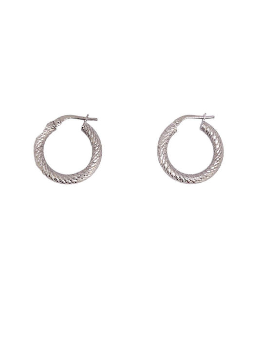 Buhay Earrings Hoops made of Silver