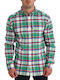 Wesc Men's Shirt Long Sleeve Cotton Polka Dot charcol