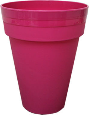 Marhome Palmowka Irys Pot Plastic Fuchsia 24x24x32cm.
