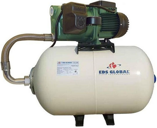 DAB 431010402040 Einphasig Wasserdruckpumpe mit Horizontal Behälter 60 Liter