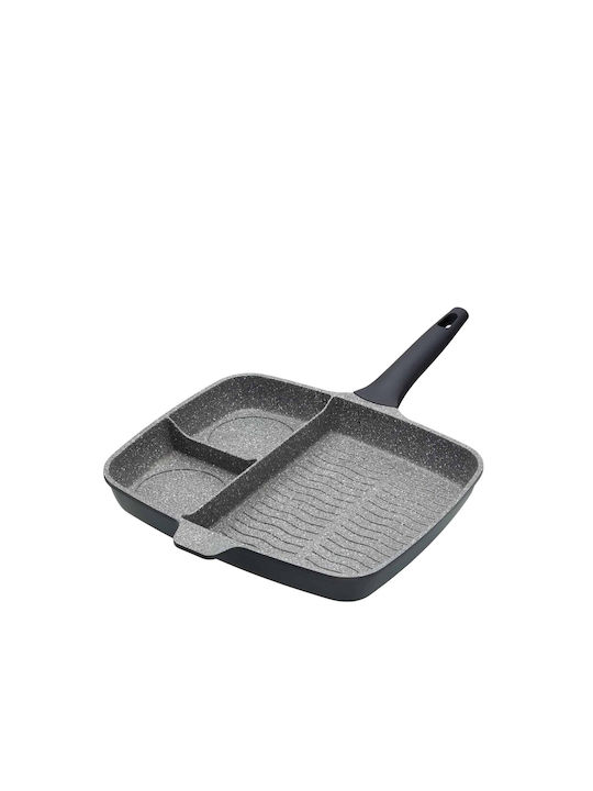 Kitchen Craft Double Grill made of Aluminum with Non-Stick Coating