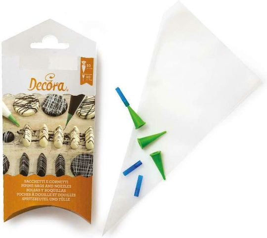 Decora Decora Spritzbeutel Silikon Satz 10 Stück